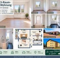 Kautionsfreie 3-Zimmer-Wohnung in Gossa 57,71 m² 347 € KM - Muldestausee