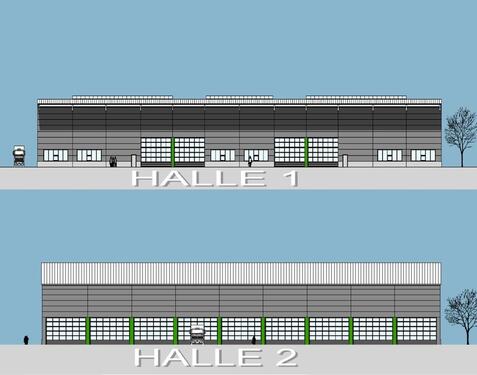 Foto - Lagerhallenflächen Neubau, - Landkreis Mühldorf - Miete