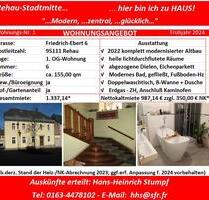 Repräsentative, helle 6 Zi-Altbauwohnung in Rehau-Stadtmitte