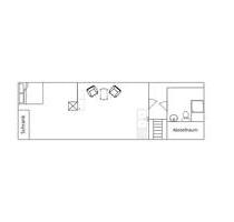 Helle 1,5-Zimmer-Wohnung in Dachschrägen in Hürth zu vermieten