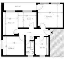4-Zimmer-Wohnung - 999,00 EUR Kaltmiete, in Göttingen (PLZ: 37079) Elliehausen / Esebeck