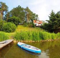 Ferienhaus direkt am Wasser Seezugang Ruderboot Schwerin Ostsee - Pinnow