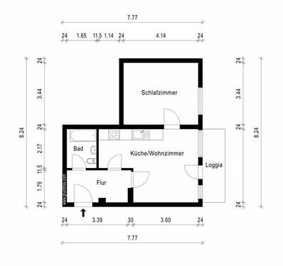 Foto - 2.5 Zimmer Etagenwohnung zur Miete in Jena