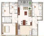 Foto - Geräumige große Große 5 Zimmer Wohnung 98m°2 - 1035 Euro Gesamtmi