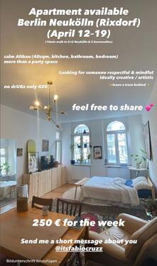 Foto - Apartment available Berlin Neukölln (April 12-19)
