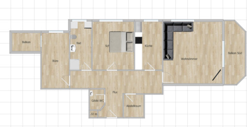 Foto - Etagenwohnung in Damme zur Miete