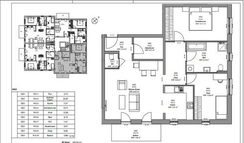 Foto - 3 Zimmer Etagenwohnung zur Miete in Waren (Müritz)