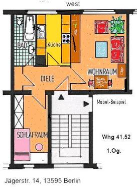 Foto - 2 Zimmer Etagenwohnung in Berlin