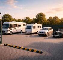 Abgesperrter Wohnmobil Wohnwagenstellplatz, Friedrichsthal 247