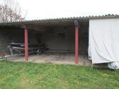 Foto - überdachter Stellplatz für Wohnwagen, PKW, etc. 6,30 Meter Länge