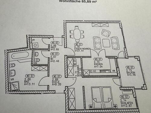 Foto - 2 Zimmer Hochparterre zur Miete in Bayreuth