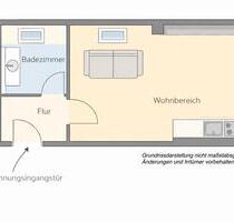 1-Zimmer-Wohnung - zentrale Lage – zum Wohnen oder als Büro - Gronau (Leine)