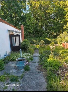 Foto - Gartenhaus 48m2 groß in Pachtgarten 400m2