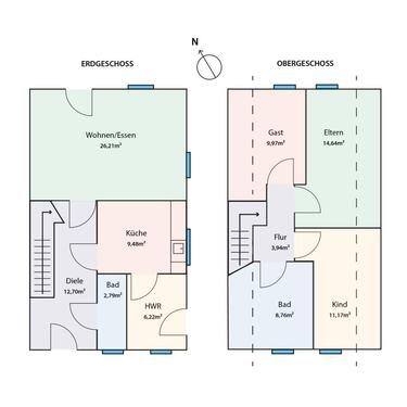Foto - 4 Zimmer Doppelhaushälfte zur Miete in Papenburg