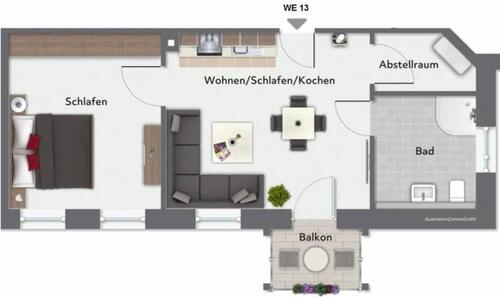 Foto - 3 Zimmer Etagenwohnung zur Miete in Mettlach