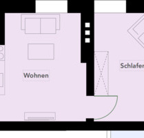 schöne und ruhige 2-Zimmer Wohnung (zenrale Lage) - Mülheim an der Ruhr