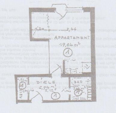 Foto - Etagenwohnung in Düsseldorf zur Miete