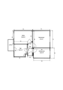 Foto - 2 Zimmer Erdgeschoßwohnung in Halberstadt