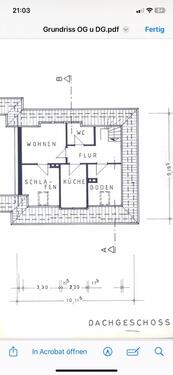 Foto - Wohnung 50m2 ab dem 1.3.3026 - 550,00 EUR Kaltmiete, ca.  50,00 m²