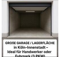 GarageLager für bis zu 3 Fahrzeuge - Köln Innenstadt