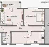 Zentrale Wohnung (2+1 Zimmer) mit Balkon in Gronau (Leine)