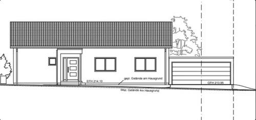 Foto - Modernes Einfamilienhaus mit unverbaubarem Blick über TBB