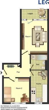 Foto - 2 Zimmer Etagenwohnung zur Miete in Hamm