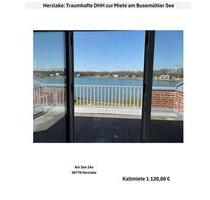 Exklusive Doppelhaushälfte in erster Reihe am See - Herzlake