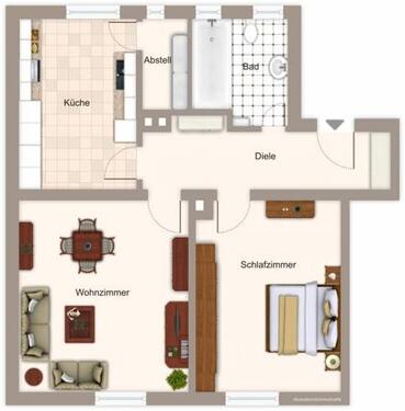 Foto - 2 Zimmer Etagenwohnung zur Miete in Nürnberg