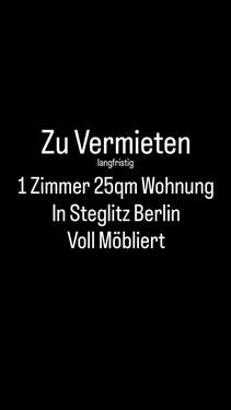 Foto - Wohnung in Steglitz - 990,00&nbsp;EUR Kaltmiete, ca.&nbsp; 25,00&nbsp;m&sup2;