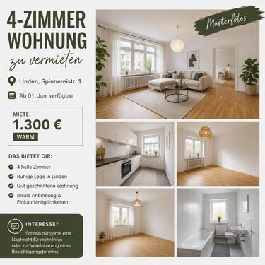 Foto - 4 Zimmer WG in Linden zum 1.06.2026 zu vermieten