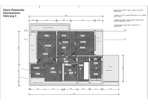 Foto - 4-Zimmer Wohnung mit 2 Balkone und Dachterrasse in Lauf
