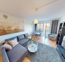 Jetzt kann`s losgehen - Vollmöblierte 2-Raum-Wohnung mit Balkon - Chemnitz Borna-Heinersdorf