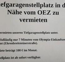 Tiefgaragenstellplatz - 100,00 EUR Miete, in München (PLZ: 80993) Moosach
