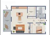 Foto - 2.5 Zimmer Etagenwohnung zur Miete in Sassenburg