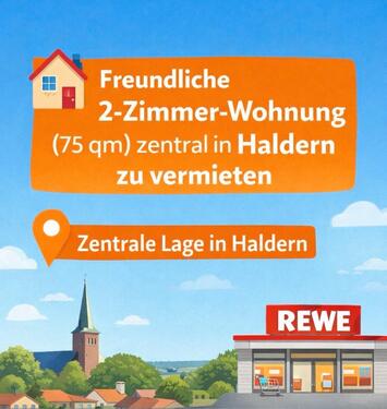 Foto - Freundliche 2-Zimmer-Wohnung zentral in Haldern zu vermieten