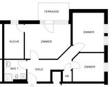 Foto - 3 Zimmer Erdgeschoßwohnung in Bovenden