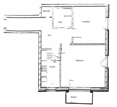 Foto - Etagenwohnung in Parchim zur Miete