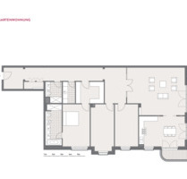 Exklusive 4-Zimmer-Wohnung am Ku’damm – möbliert, 204 m², Balkon - Berlin Charlottenburg-Wilmersdorf