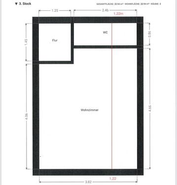 Foto - Dachgeschoss Wohnung - 110.000,00 EUR Kaufpreis,
