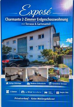 Foto - 2 Zimmer Erdgeschosswohnung - 160.000,00&nbsp;EUR Kaufpreis, ca.&nbsp; 55,00&nbsp;m&sup2;
