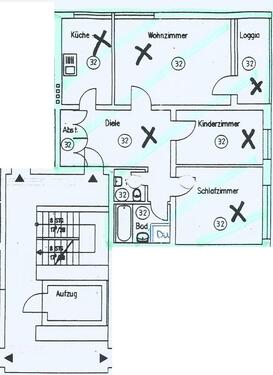 Foto - 3 Zimmer Etagenwohnung zum Kaufen in Wolfsburg