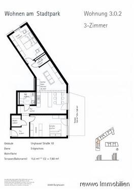 Foto - Neubau 3 Zi. Erdgeschosswohnung inkl. Tiefgarage in Burghausen zu vermieten