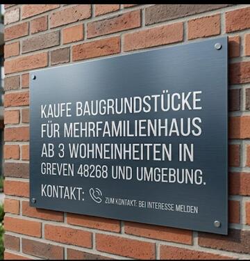 Foto - Kaufe Baugrundstücke für Mehrfamilienhäuser in Greven,Umgebung