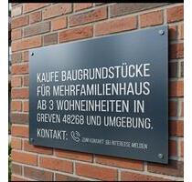 Kaufe Baugrundstücke für Mehrfamilienhäuser in Greven,Umgebung