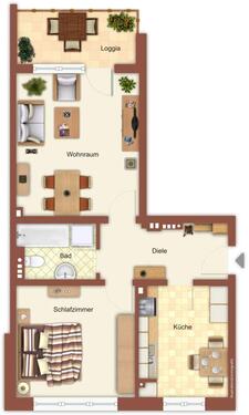 Foto - 3 Zimmer Etagenwohnung zur Miete in Mönchengladbach