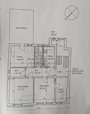Foto - 4 Zimmer Dachgeschoßwohnung in Oschersleben (Bode)