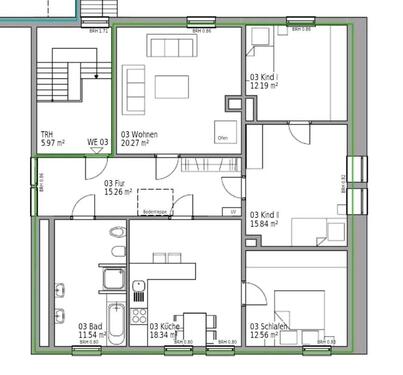 Foto - 4 Zimmer Etagenwohnung zur Miete in Petershagen