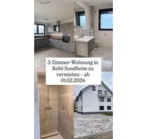 Wohnung in Kehl-Sundheim - 1.100,00 EUR Kaltmiete, ca.  85,00 m² in Kehl (PLZ: 77694)