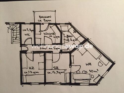 Foto - Wohnungsswap - 3 Zimmer, 76 m² - Adlzreiterstraße, Ludwigsvorstadt-Isarvorstadt, München